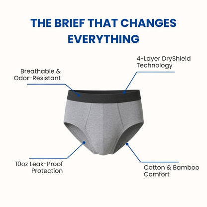 Men's Ultra-Absorbent Incontinence Briefs