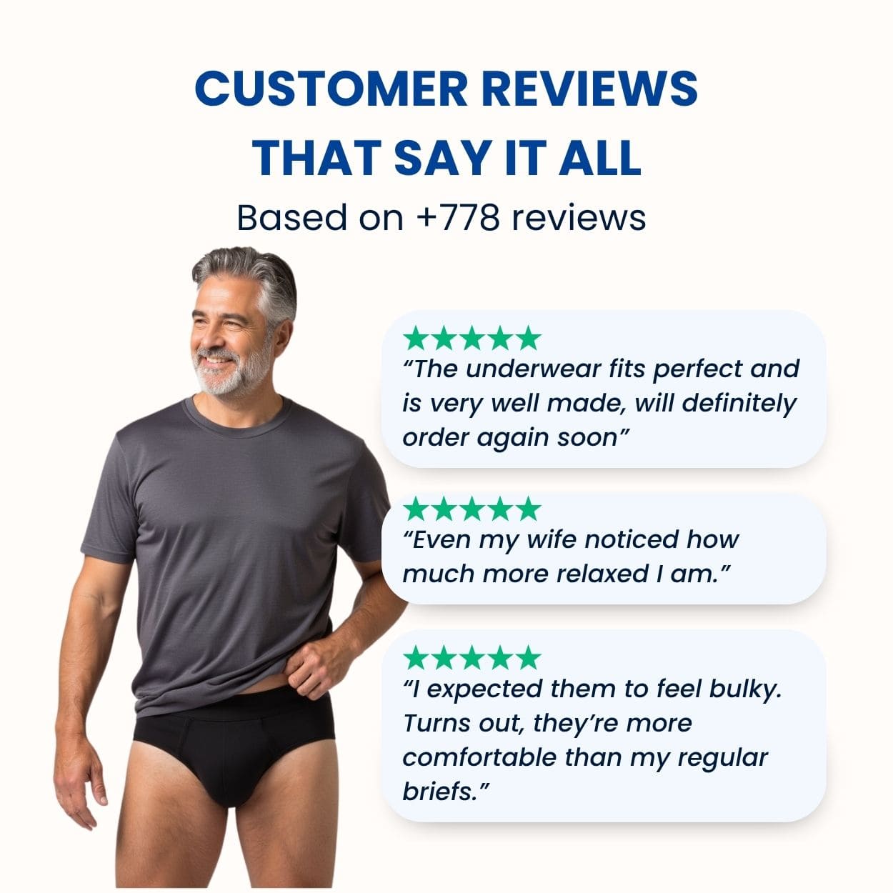 Men's Ultra-Absorbent Incontinence Briefs