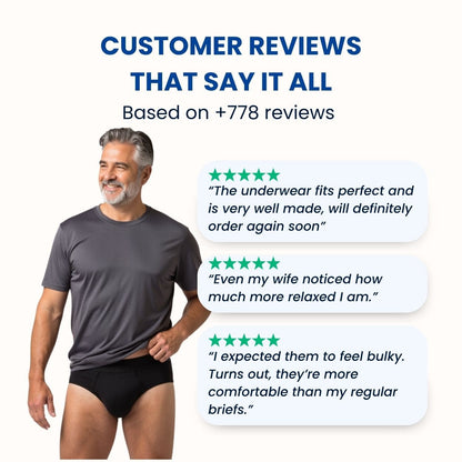 Men's Ultra-Absorbent Incontinence Briefs
