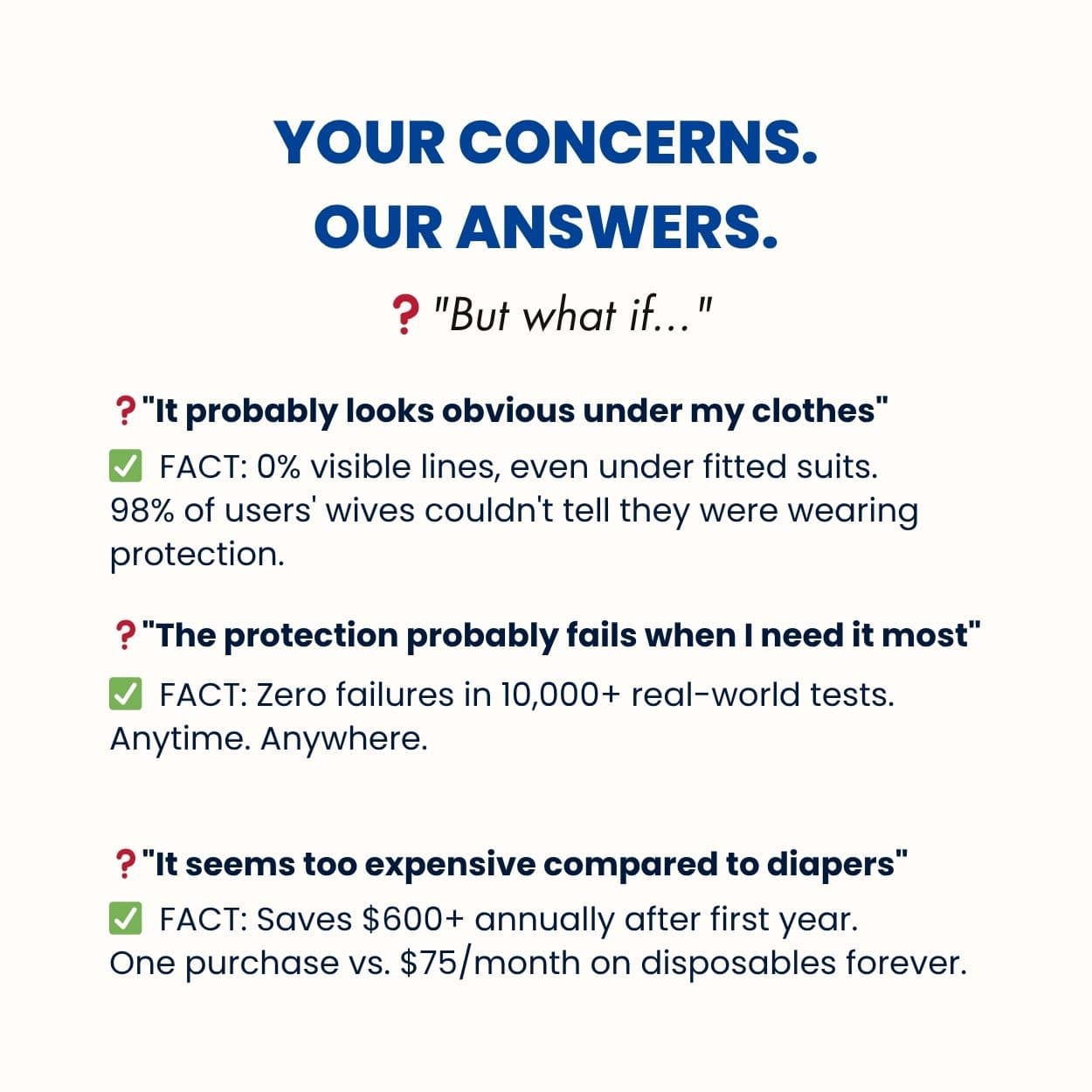 Men's Ultra-Absorbent Incontinence Briefs